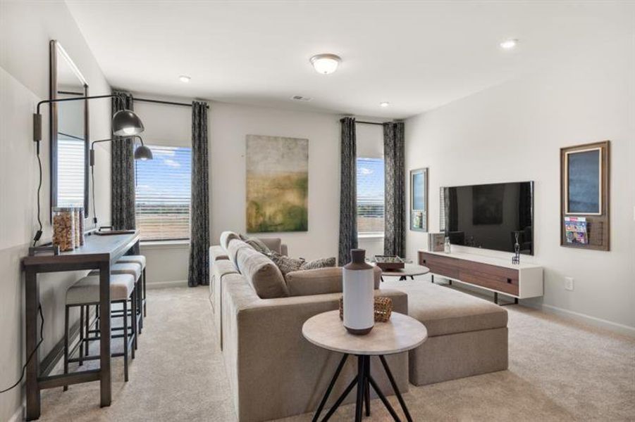 Furnished interior view inside a new home in The Stiles, Cartersville (Image 36).