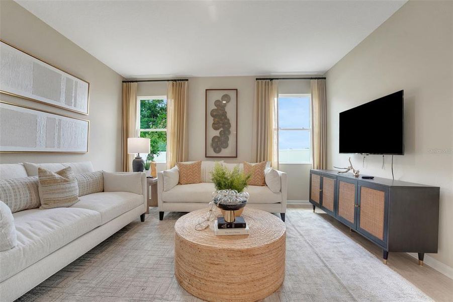 Furnished interior view inside a new home in Willowbrook North, Winter Haven (Image 43).