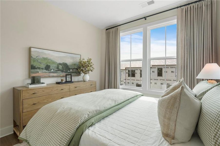 Furnished interior view inside a new home in , Alpharetta (Image 13).