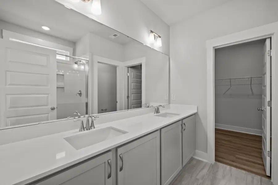 Representative furnished interior of a home built from the Bliss by Garman Homes in Golden Gate, High Point (Image 6).