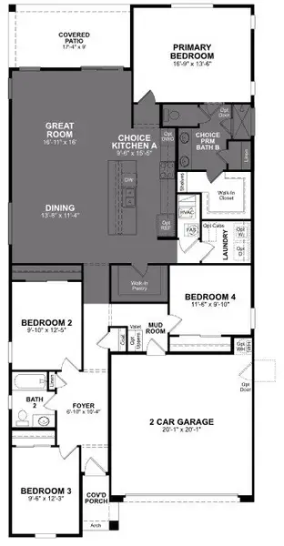2D floor plan layout of this home in Bethany Grove, Glendale, AZ (Image 3). 2D floor plan layout of this home in Bethany Grove, Glendale, AZ (Image 3).