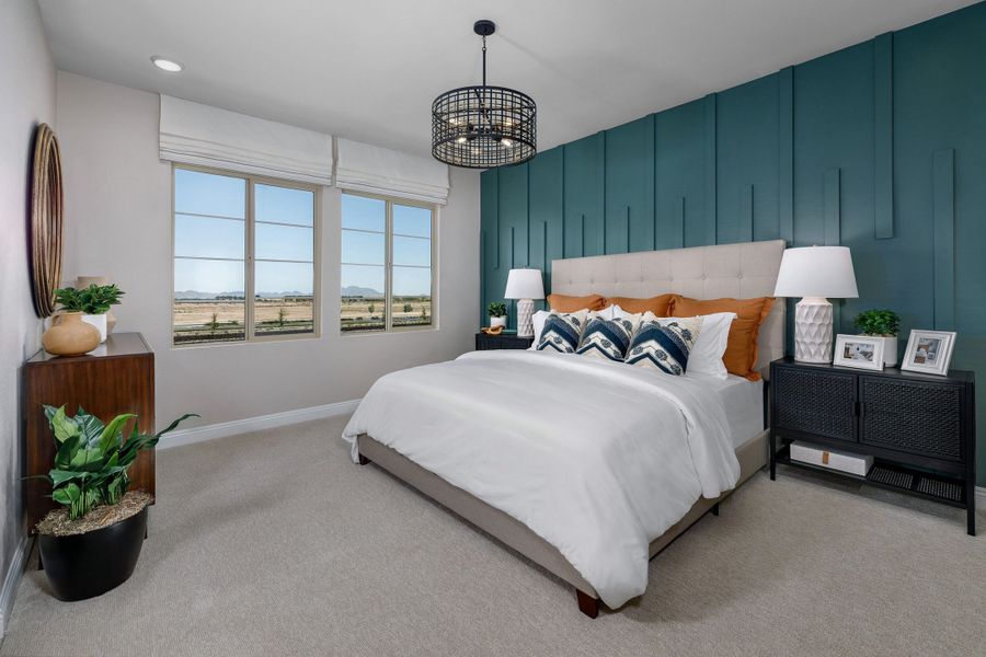Representative furnished interior of a home built from the Chartreuse by Risewell Homes in Greenpointe at Eastmark, Mesa (Image 6).