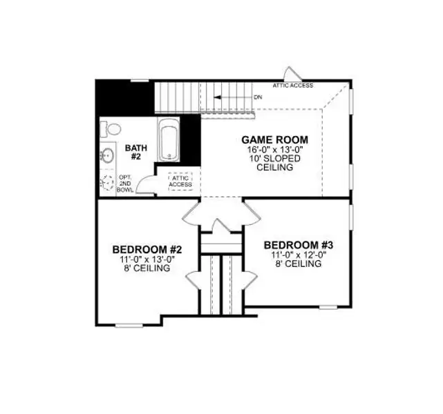 2D floor plan layout of this home in Lone Star Landing, Montgomery, TX (Image 5). 2D floor plan layout of this home in Lone Star Landing, Montgomery, TX (Image 5).