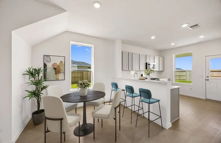Furnished interior view inside a new home in Windcress, Cove (Image 10).