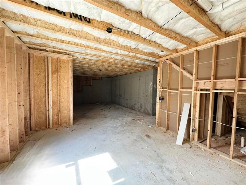 In-progress construction of a new home in , Dallas, GA (Image 34).