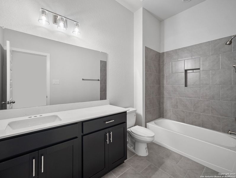 Furnished interior view inside a new home in Morgan Meadows, San Antonio (Image 7). Furnished interior view inside a new home in Morgan Meadows, San Antonio (Image 7).