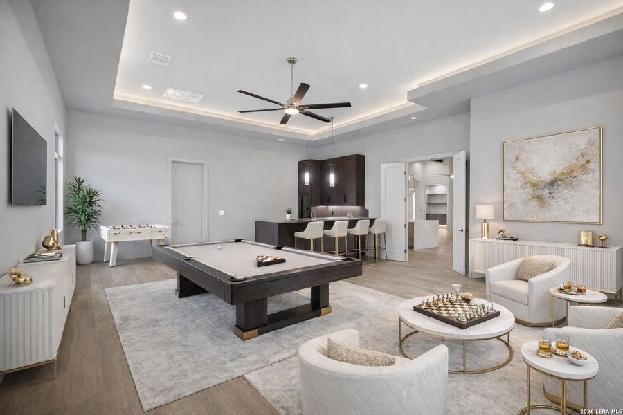 Furnished interior view inside a new home in , San Antonio (Image 39).