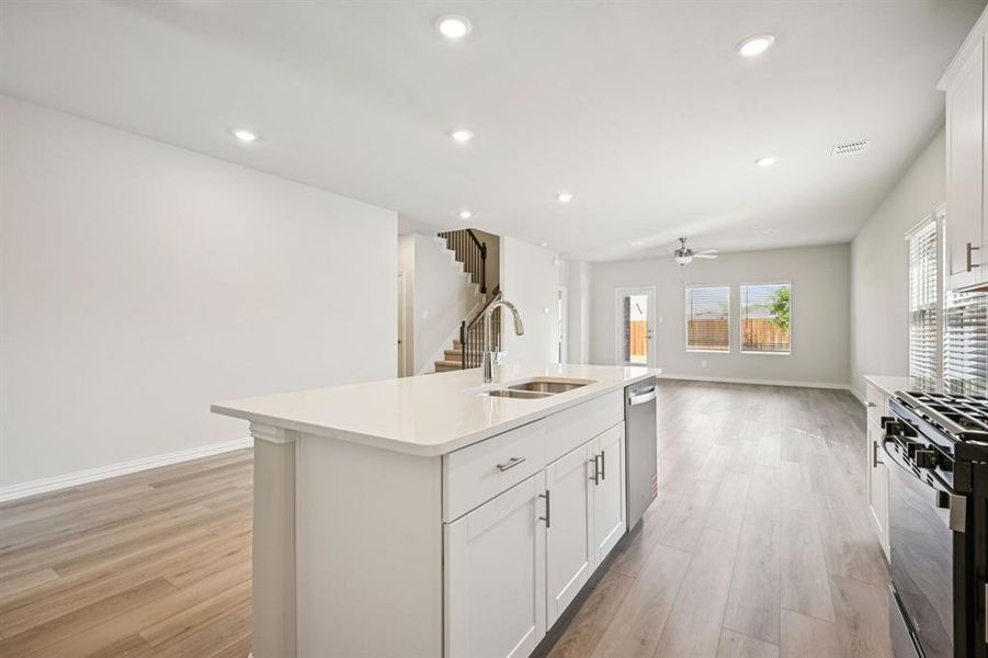 Furnished interior view inside a new home in Eastridge - Signature Series, McKinney (Image 10).