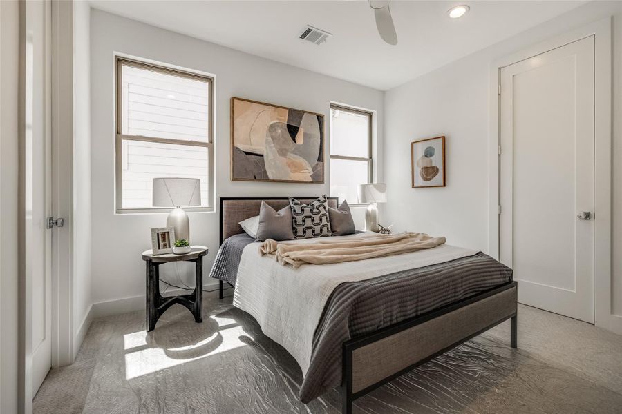 Furnished interior view inside a new home in , Houston (Image 10). Furnished interior view inside a new home in , Houston (Image 10).