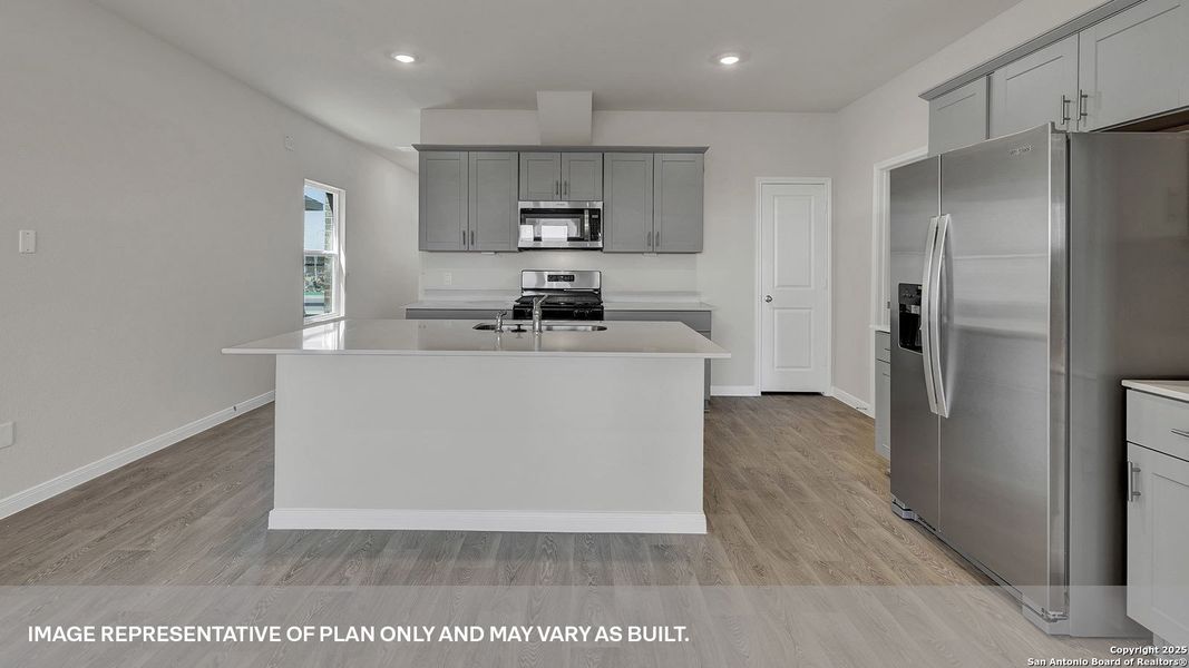 Furnished interior view inside a new home in Whisper South, San Marcos (Image 4).