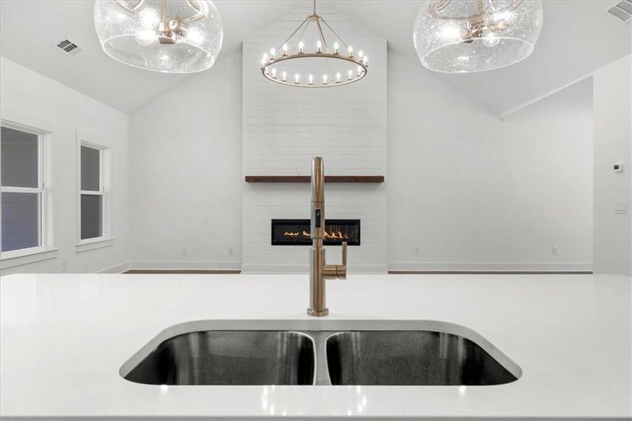 Furnished interior view inside a new home in , Sugar Hill (Image 9). Furnished interior view inside a new home in , Sugar Hill (Image 9).