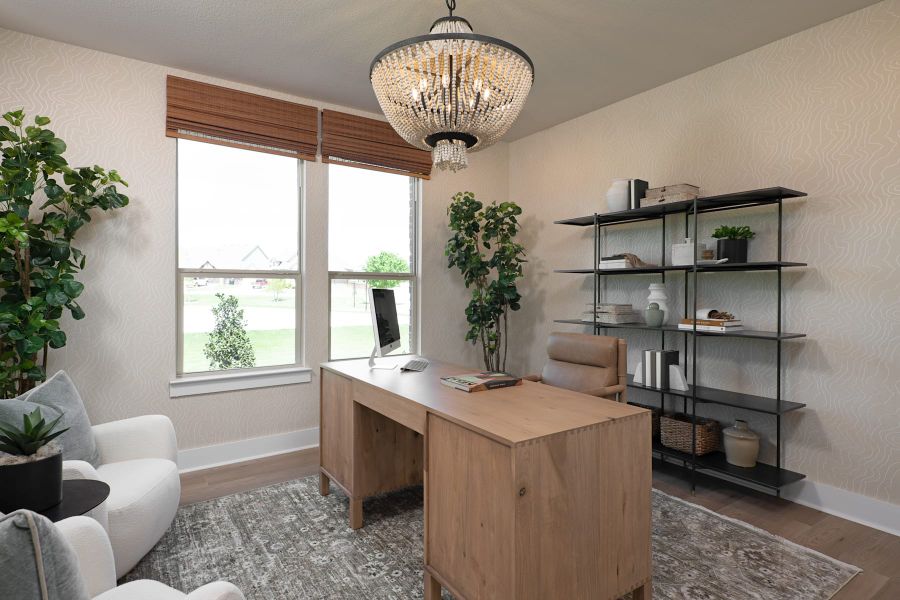 Furnished interior view inside a new home in View at the Reserve, Mansfield (Image 6).