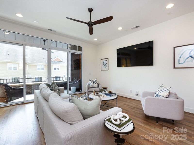 Furnished interior view inside a new home in , Charlotte (Image 26). Furnished interior view inside a new home in , Charlotte (Image 26).