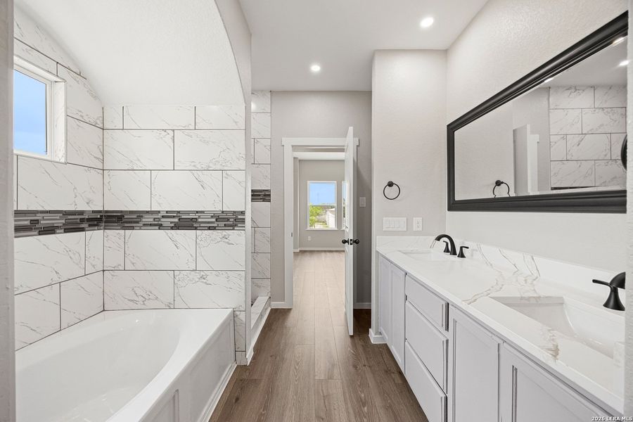 Furnished interior view inside a new home in , Somerset (Image 11).