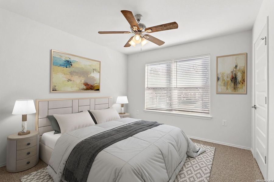 Furnished interior view inside a new home in , San Antonio (Image 7).