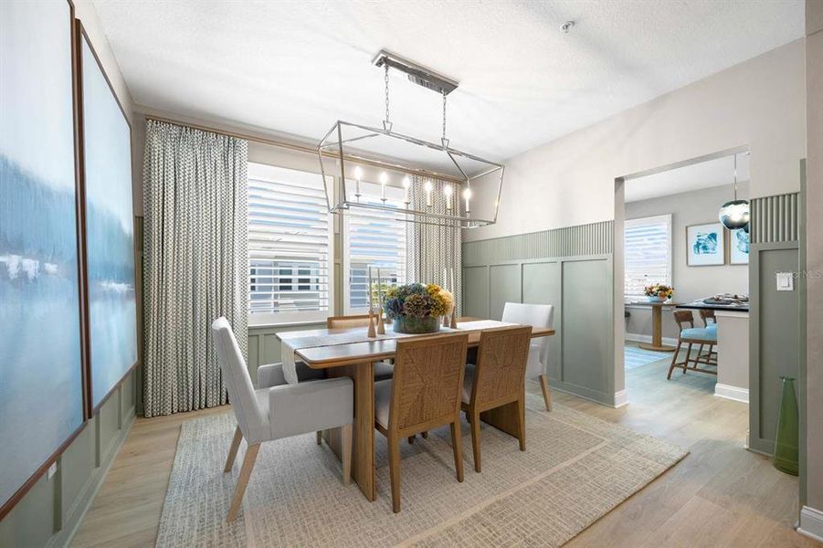 Furnished interior view inside a new home in Gatherings® of Lake Nona, Orlando (Image 15).