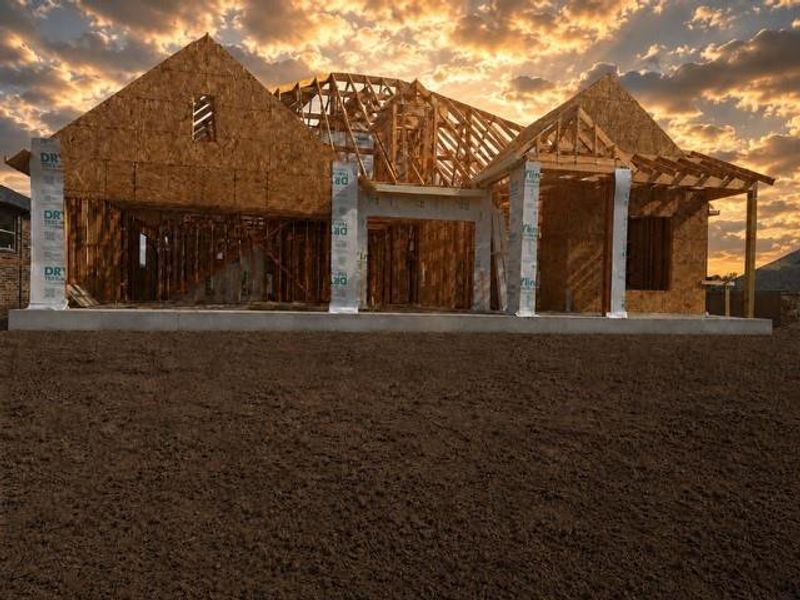 In-progress construction of a new home in Chambers Creek, Willis, TX (Image 5). In-progress construction of a new home in Chambers Creek, Willis, TX (Image 5).