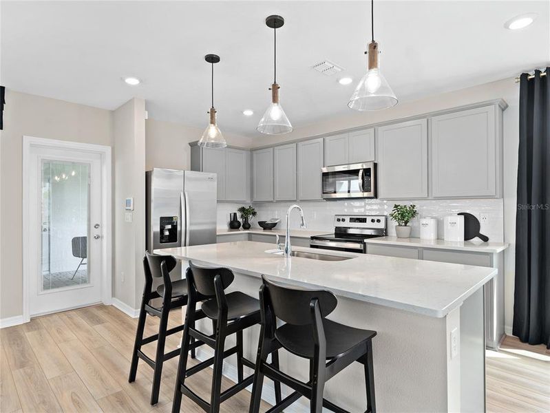 Furnished interior view inside a new home in EverBe, Orlando (Image 11). Furnished interior view inside a new home in EverBe, Orlando (Image 11).