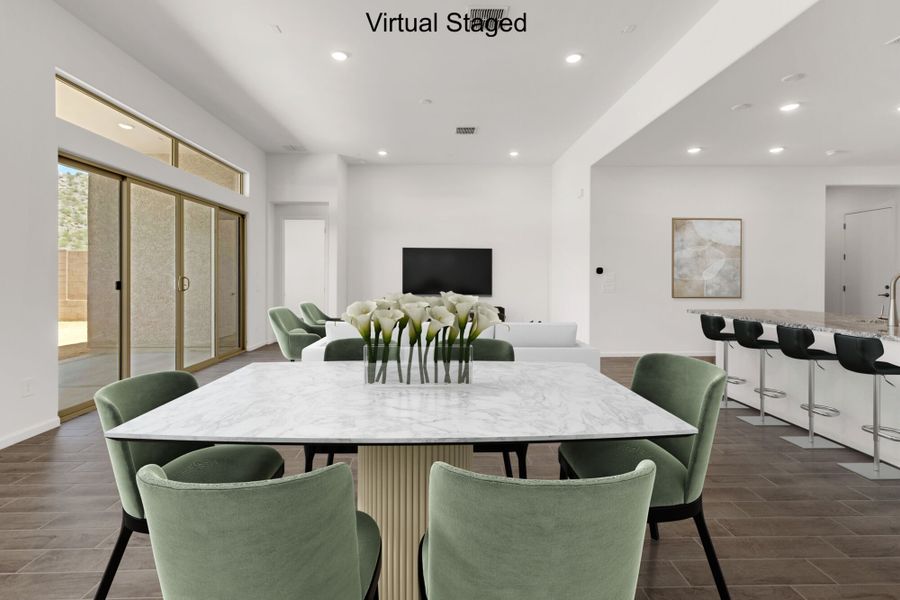 Furnished interior view inside a new home in Saguaro Reserve II, Marana (Image 7).