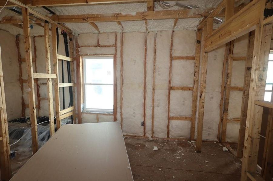 Spacious, unfurnished interior of a new home in Easthaven at Bridgeland Central - Vision Collection, Cypress (Image 6). Spacious, unfurnished interior of a new home in Easthaven at Bridgeland Central - Vision Collection, Cypress (Image 6).