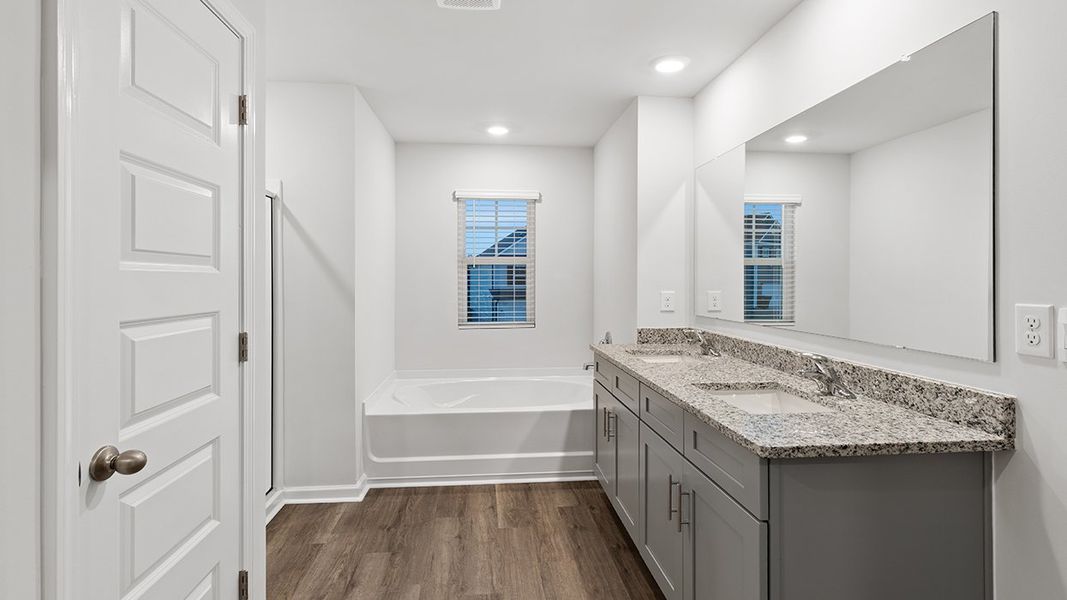 Furnished interior view inside a new home in Southwind Village, Evans (Image 10).