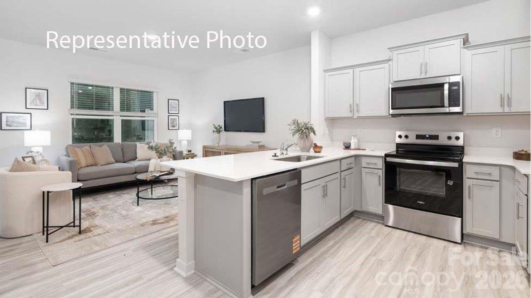 Furnished interior view inside a new home in Clark Creek Landing, Lincolnton (Image 7).