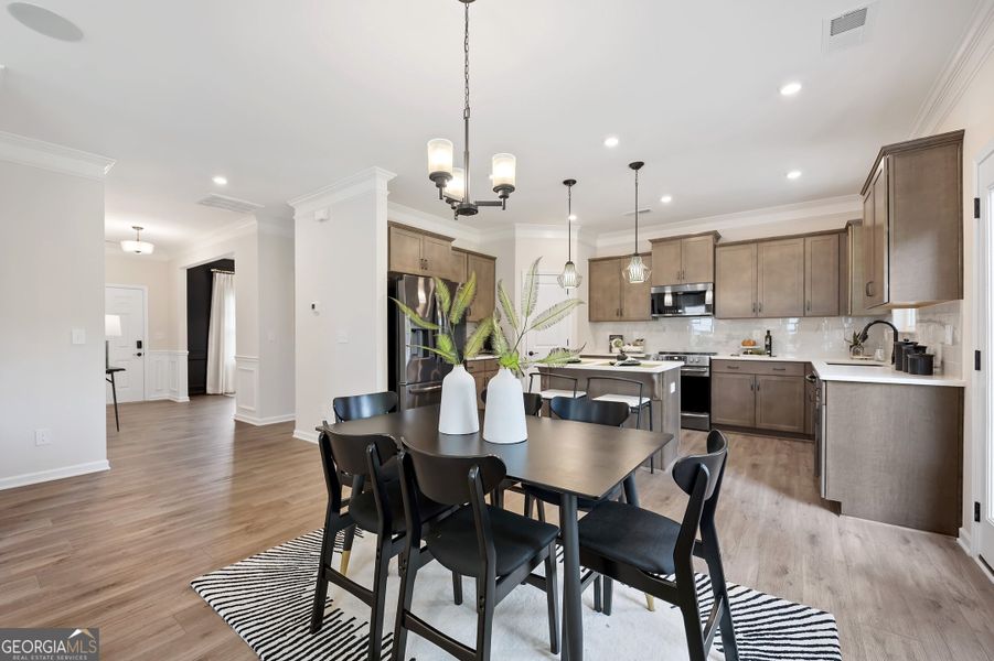 Furnished interior view inside a new home in Maddox Station, Eatonton (Image 8).