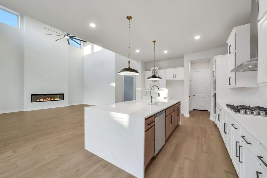 Furnished interior view inside a new home in Meridiana, Manvel (Image 16).