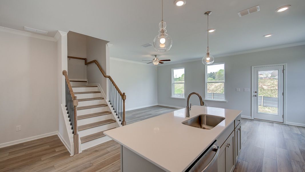 Furnished interior view inside a new home in Langley Overlook, Loganville (Image 7).