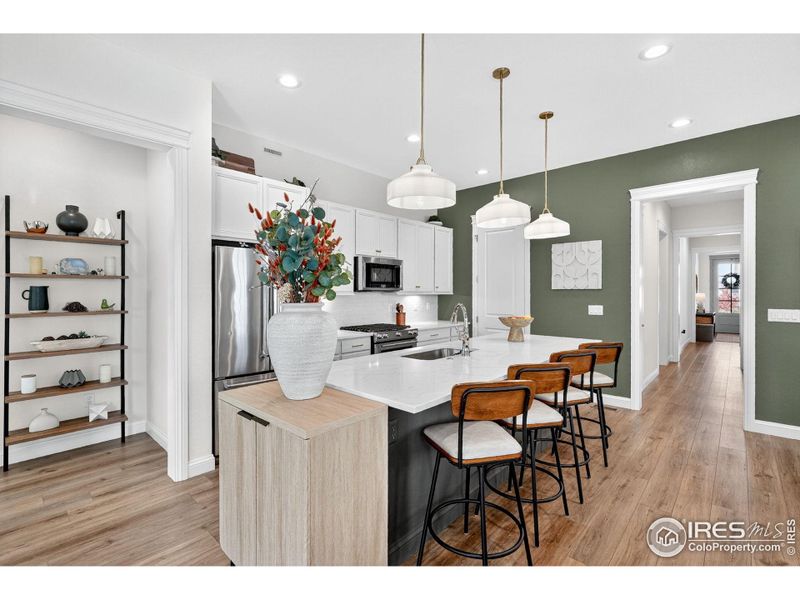 Furnished interior view inside a new home in Westerly, Erie (Image 27).