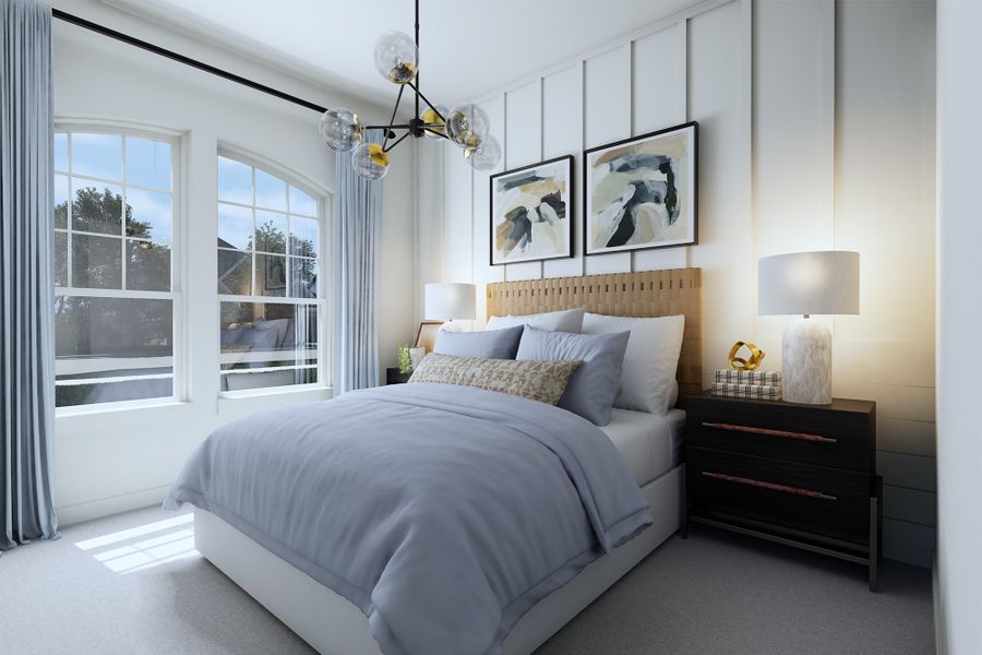 Representative furnished interior of a home built from the The Magnolia by David Weekley Homes in ARTAVIA 50' Homesites, Conroe (Image 3).