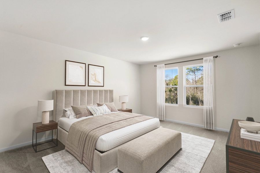 Representative furnished interior of a home built from the Highland by Starlight Homes in Sutton Farms, San Antonio (Image 6).