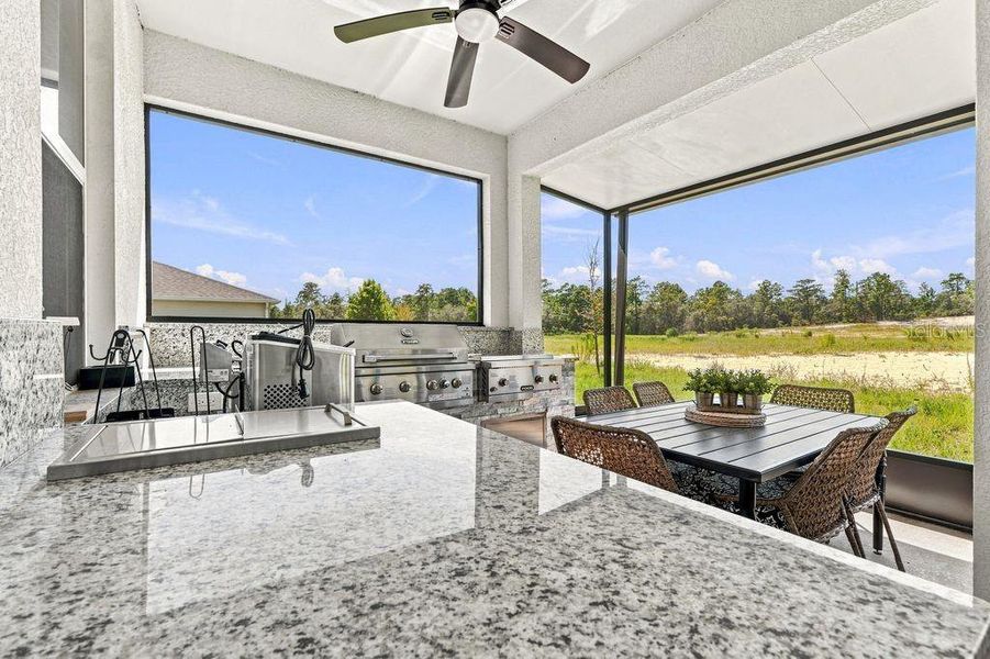 Exterior details and patio area of a home in Waterford, Brooksville (Image 29).