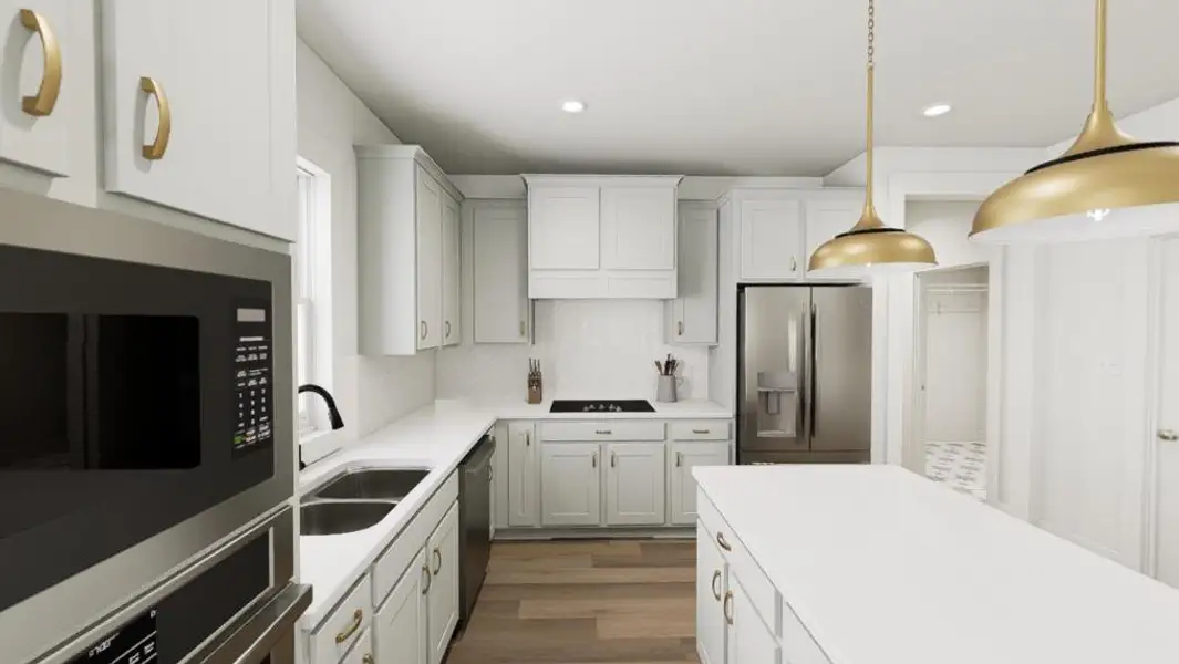 Furnished interior view inside a new home in Allen Park, Raleigh (Image 7).