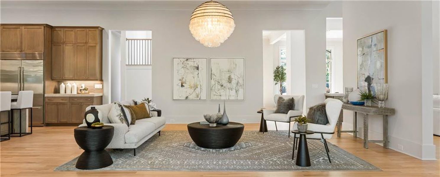 Furnished interior view inside a new home in , Marietta (Image 14).