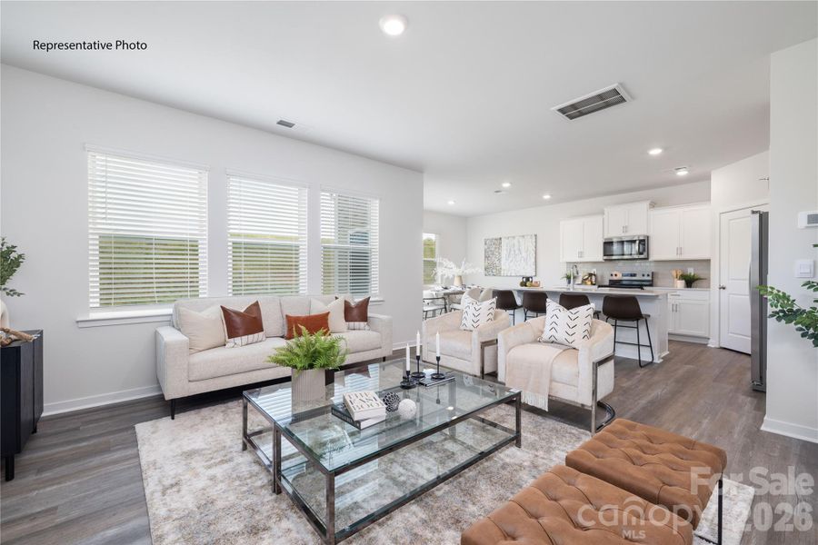 Furnished interior view inside a new home in Fergus Crossing, York (Image 5).