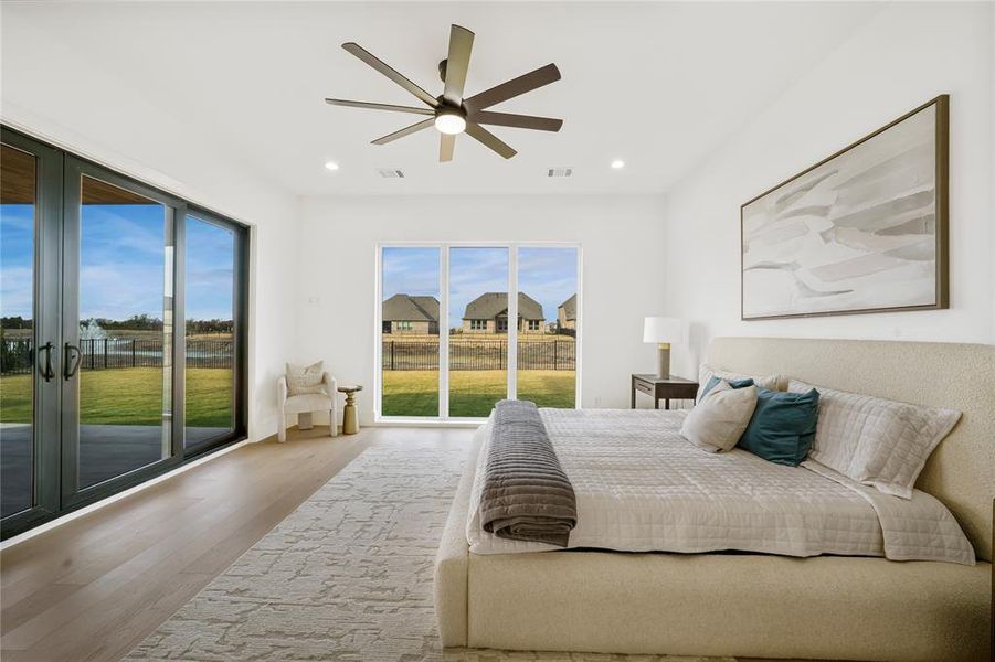 Furnished interior view inside a new home in , Heath (Image 36).