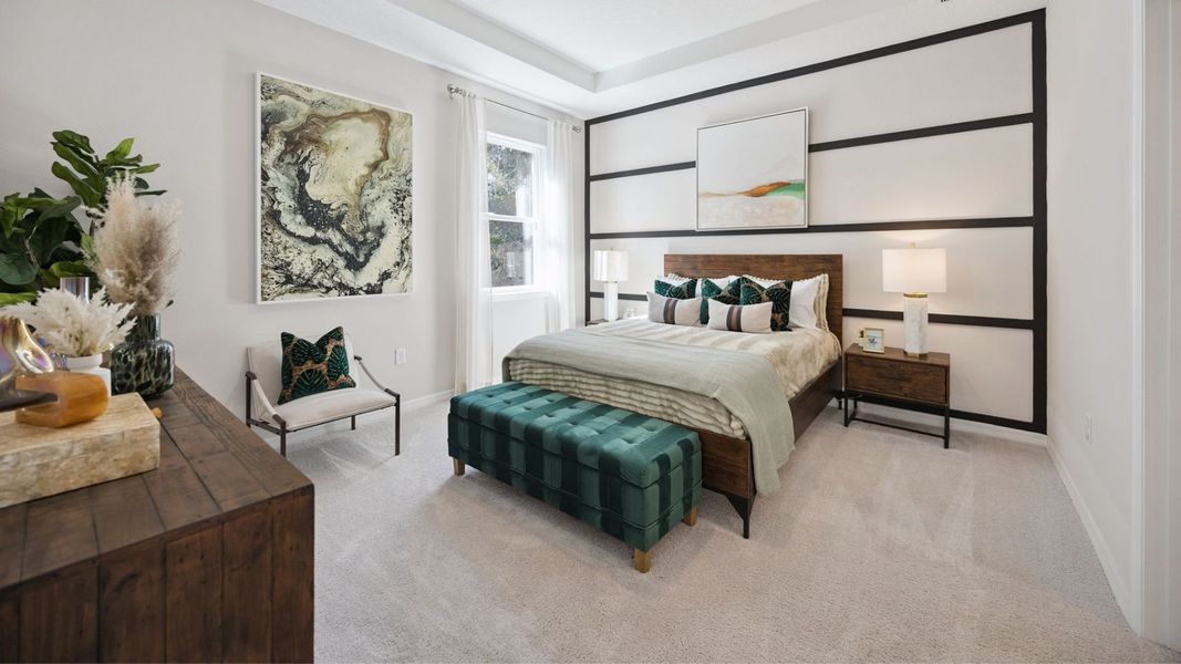 Furnished interior view inside a new home in Archers Mill, Ormond Beach (Image 9).