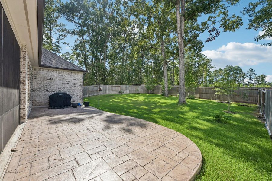 Extended patio