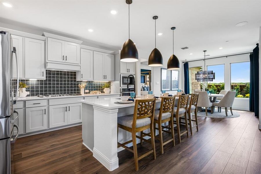 Furnished interior view inside a new home in , McKinney (Image 17).