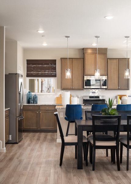 Representative furnished interior of a home built from the Taylor by Lokal Homes in The Commons at Victory Ridge, Colorado Springs (Image 34).