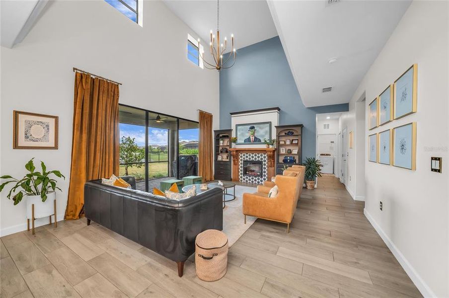 Furnished interior view inside a new home in , Lakewood Ranch (Image 40).