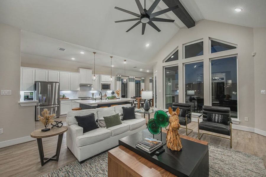 Representative furnished interior of a home built from the Brandon by Chesmar Homes in The Reserve at Potranco Oaks, Castroville (Image 15).