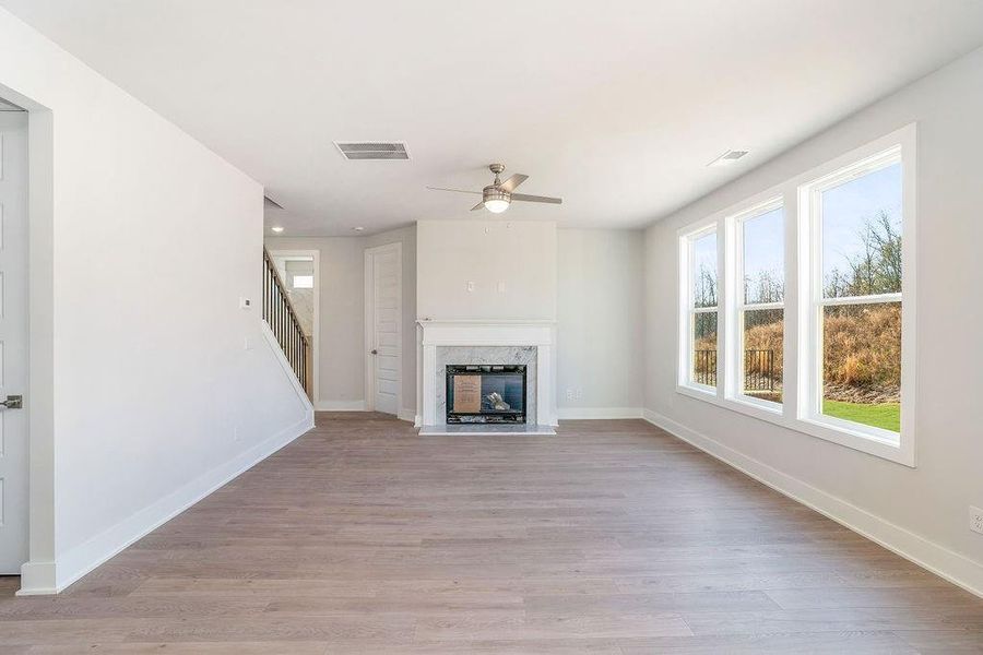 Spacious, unfurnished interior of a new home in The Manor at Gainesville Township, Gainesville (Image 17).