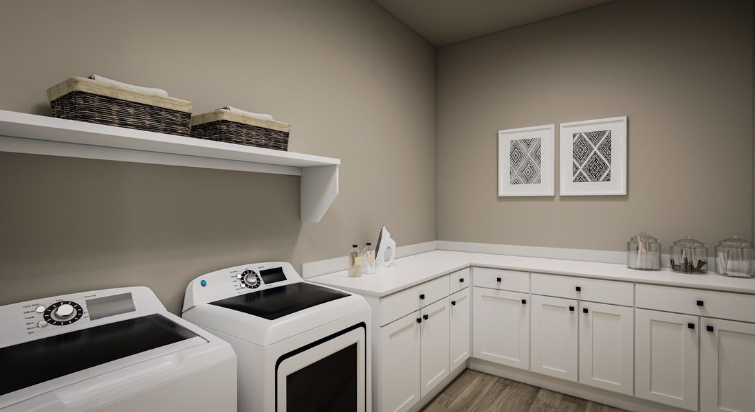 Representative furnished interior of a home built from the Dahlia Plan 5006 by Tri Pointe Homes in Soleo, San Tan Valley (Image 12).