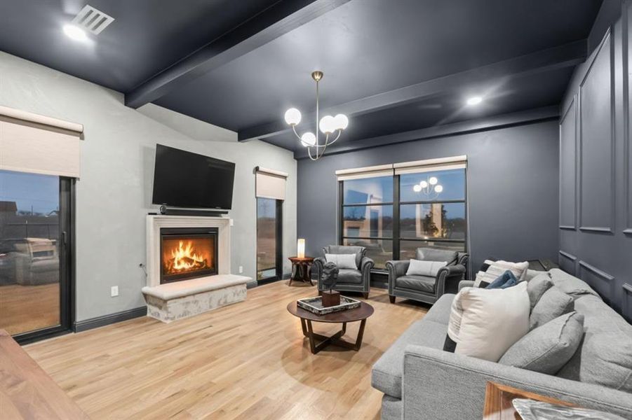 Furnished interior view inside a new home in , Krum (Image 19). Furnished interior view inside a new home in , Krum (Image 19).