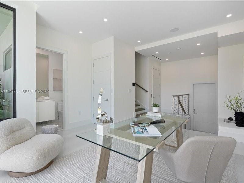 Furnished interior view inside a new home in Koya Bay, North Miami Beach (Image 7).