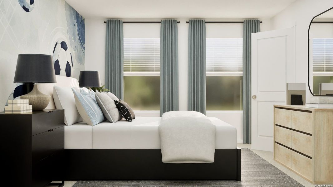 Furnished interior view inside a new home in Blossom Ranch, San Antonio (Image 7).