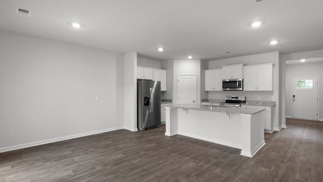 Representative unfurnished interior of a home built from the ARCHER-EXP by D.R. Horton in Hillcrest, Ravenel (Image 13).