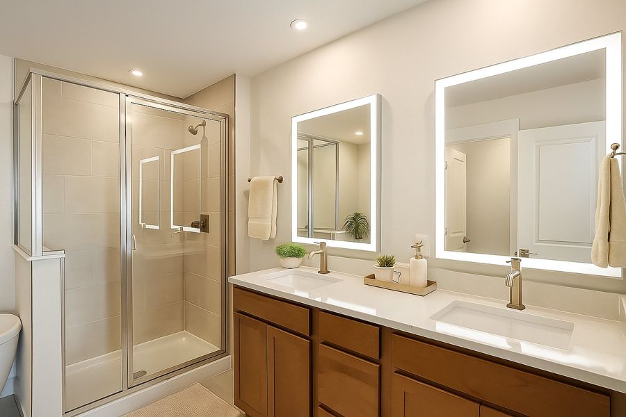 Furnished interior view inside a new home in Ascent at Inverness, Englewood (Image 9).